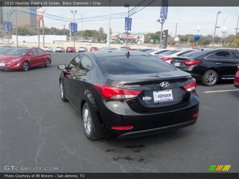 Black Diamond / Gray 2015 Hyundai Elantra SE Sedan