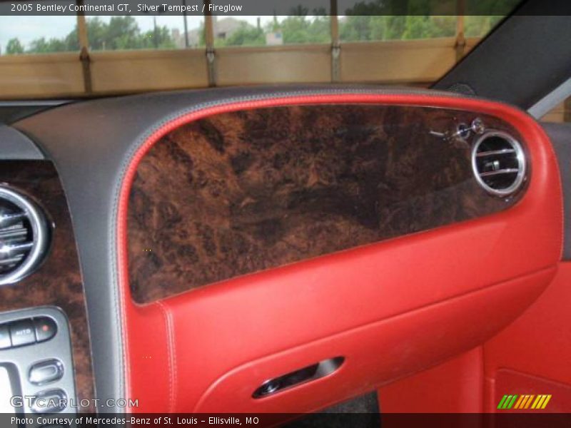Silver Tempest / Fireglow 2005 Bentley Continental GT