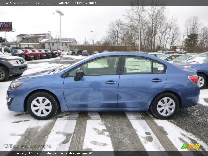 Quartz Blue Pearl / Black 2015 Subaru Impreza 2.0i 4 Door