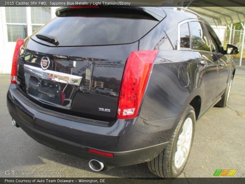 Sapphire Blue Metallic / Light Titanium/Ebony 2015 Cadillac SRX FWD