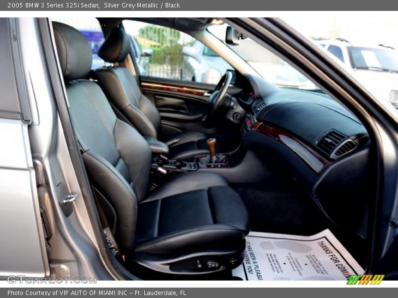 Silver Grey Metallic / Black 2005 BMW 3 Series 325i Sedan