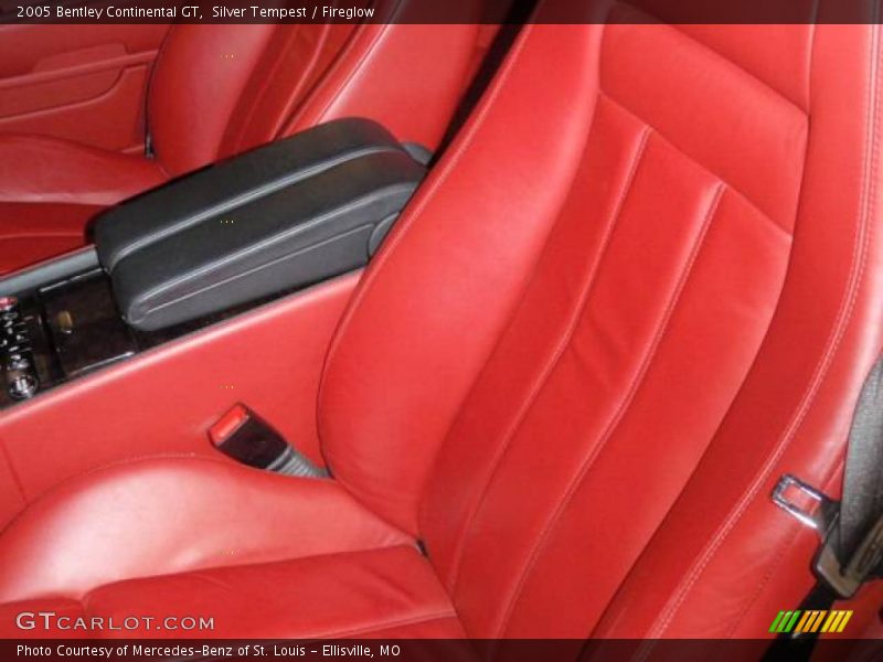 Silver Tempest / Fireglow 2005 Bentley Continental GT