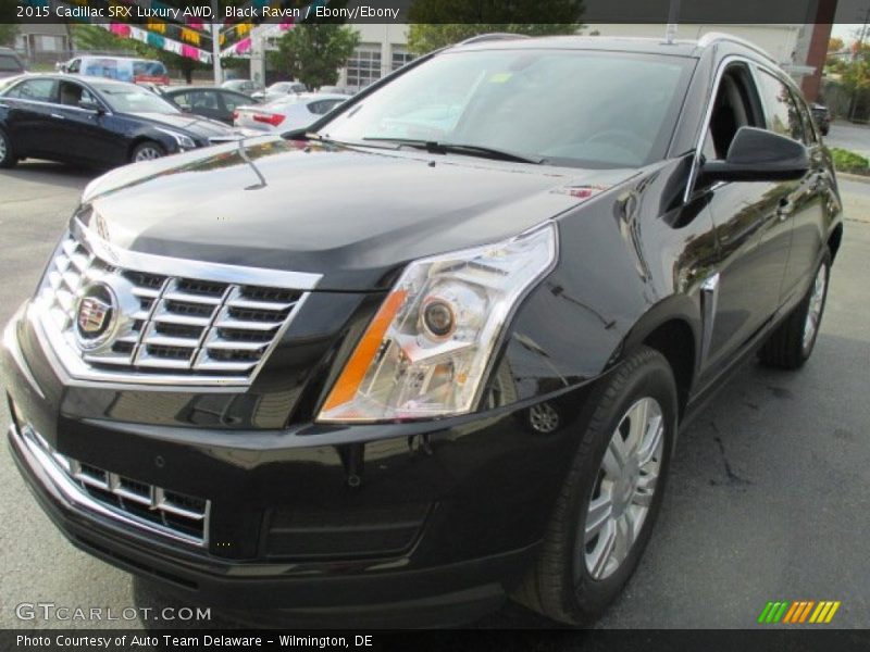Black Raven / Ebony/Ebony 2015 Cadillac SRX Luxury AWD