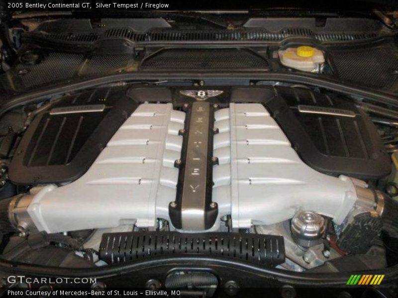 Silver Tempest / Fireglow 2005 Bentley Continental GT