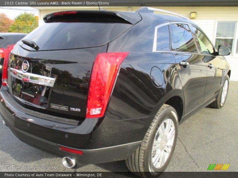 Black Raven / Ebony/Ebony 2015 Cadillac SRX Luxury AWD