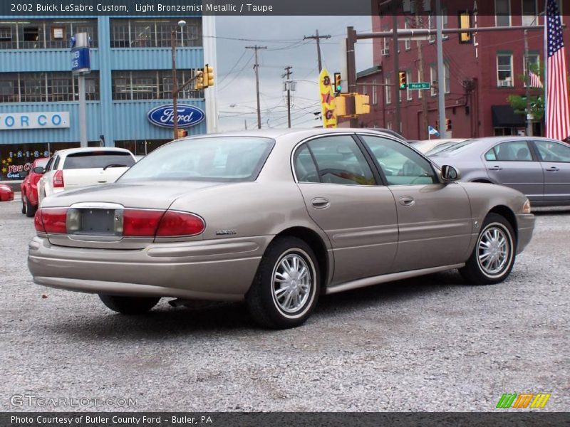 Light Bronzemist Metallic / Taupe 2002 Buick LeSabre Custom
