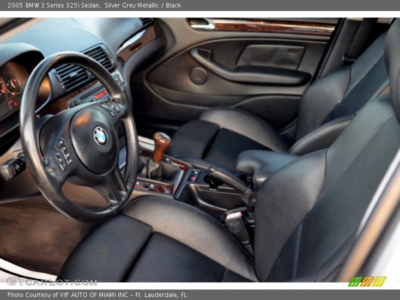  2005 3 Series 325i Sedan Black Interior