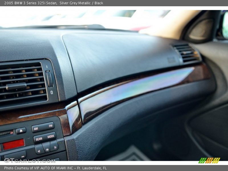 Silver Grey Metallic / Black 2005 BMW 3 Series 325i Sedan