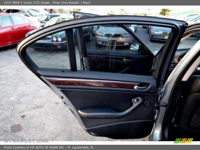 Silver Grey Metallic / Black 2005 BMW 3 Series 325i Sedan