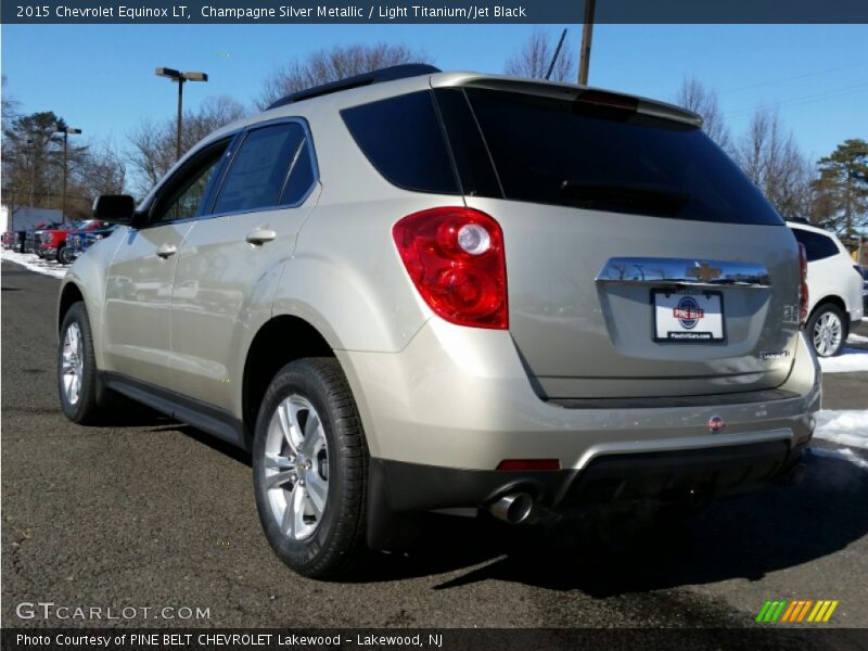 Champagne Silver Metallic / Light Titanium/Jet Black 2015 Chevrolet Equinox LT