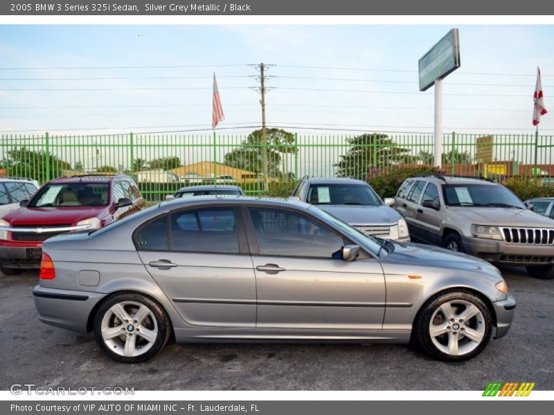 Silver Grey Metallic / Black 2005 BMW 3 Series 325i Sedan