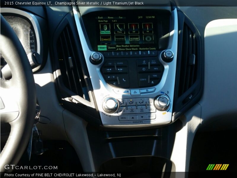 Champagne Silver Metallic / Light Titanium/Jet Black 2015 Chevrolet Equinox LT