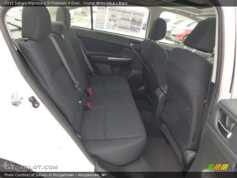 Crystal White Silica / Black 2015 Subaru Impreza 2.0i Premium 4 Door