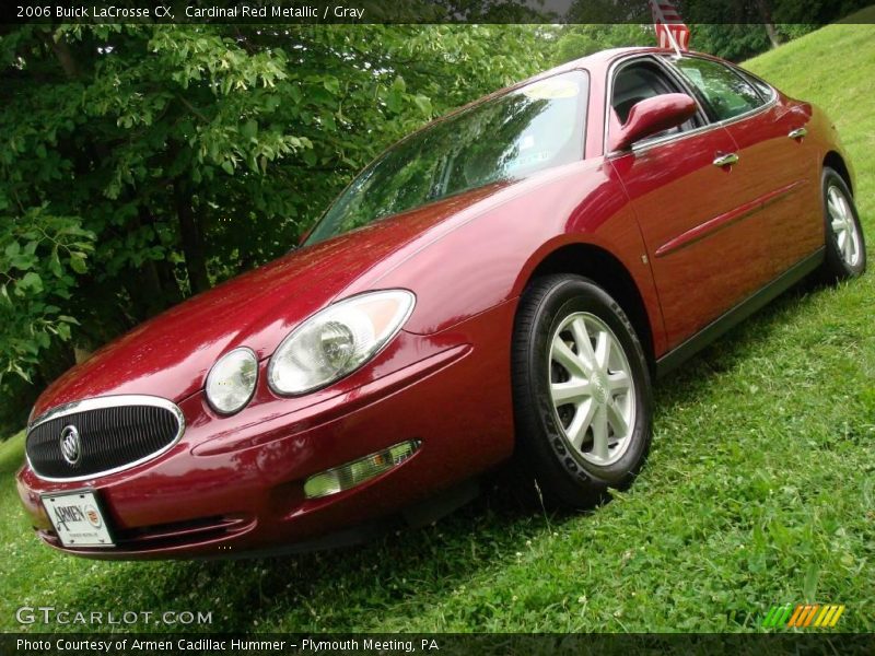 Cardinal Red Metallic / Gray 2006 Buick LaCrosse CX