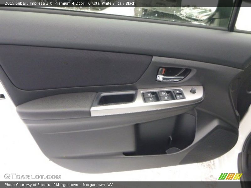 Crystal White Silica / Black 2015 Subaru Impreza 2.0i Premium 4 Door