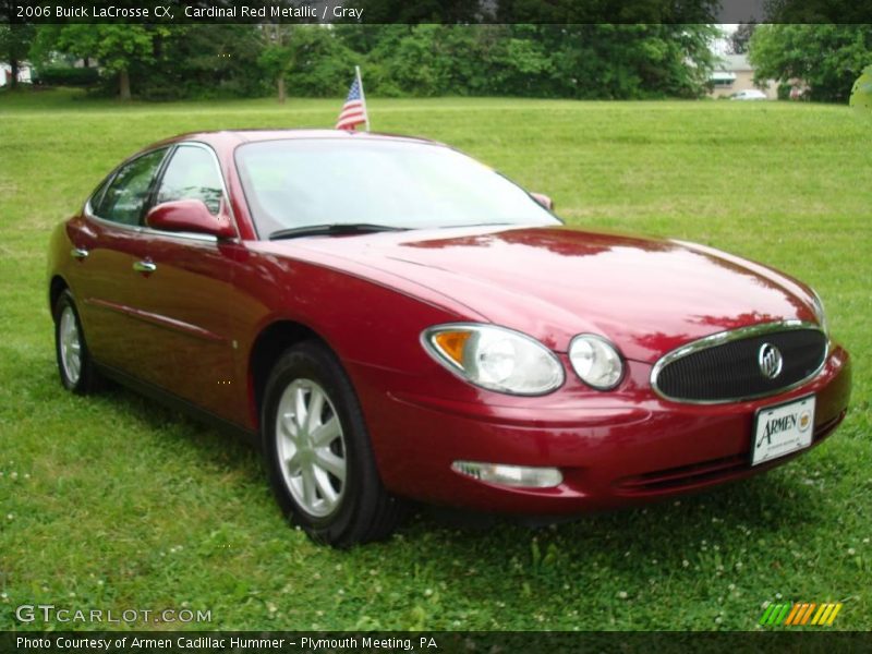 Cardinal Red Metallic / Gray 2006 Buick LaCrosse CX
