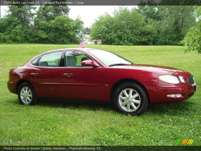 Cardinal Red Metallic / Gray 2006 Buick LaCrosse CX