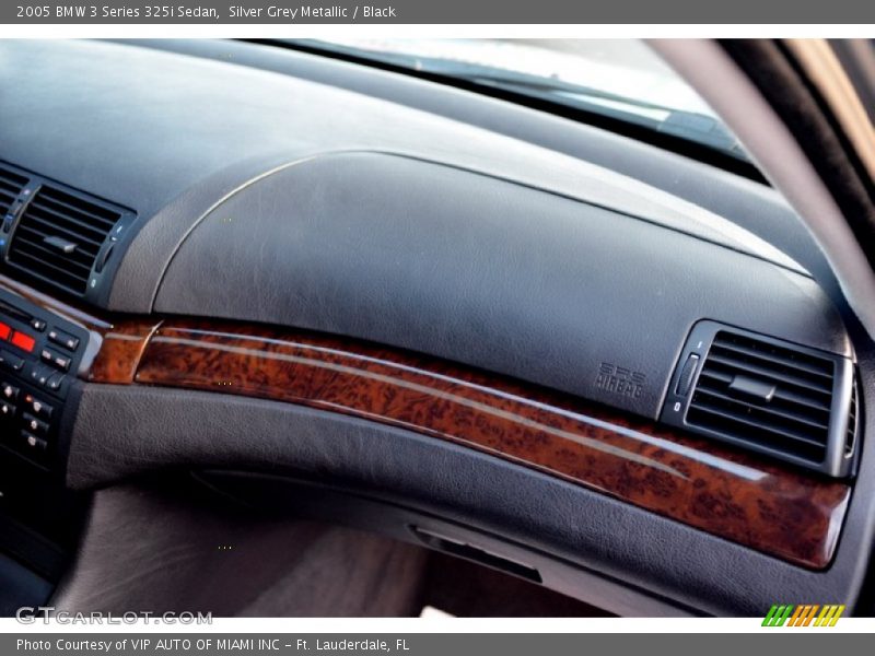 Silver Grey Metallic / Black 2005 BMW 3 Series 325i Sedan