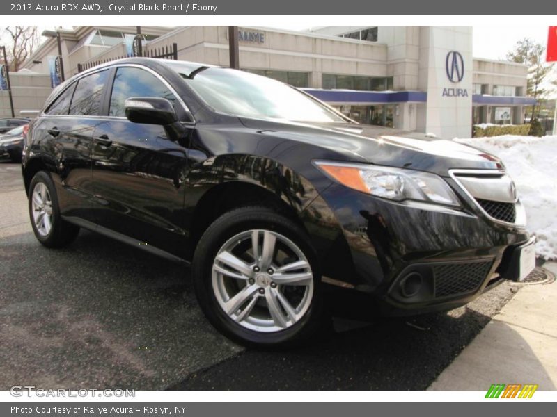 Crystal Black Pearl / Ebony 2013 Acura RDX AWD