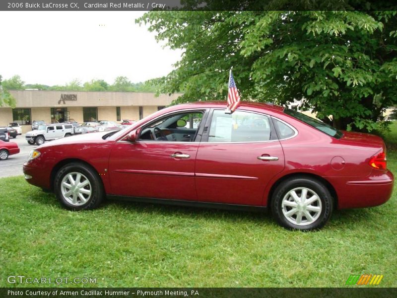 Cardinal Red Metallic / Gray 2006 Buick LaCrosse CX