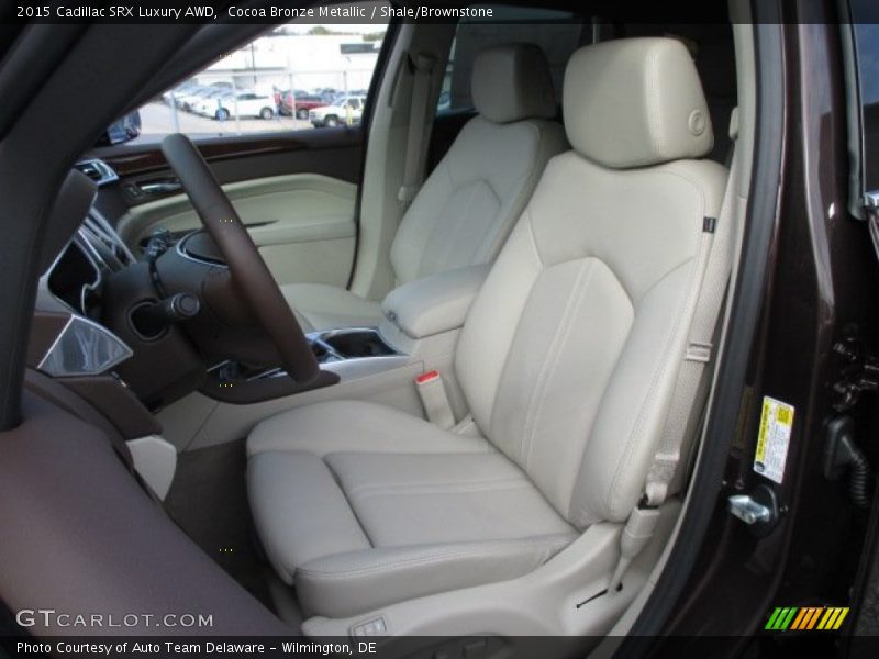 Cocoa Bronze Metallic / Shale/Brownstone 2015 Cadillac SRX Luxury AWD