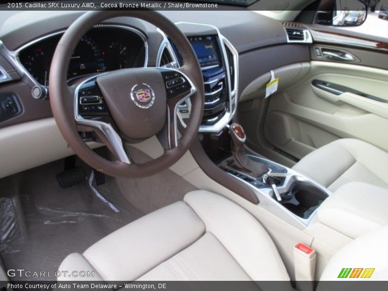 Cocoa Bronze Metallic / Shale/Brownstone 2015 Cadillac SRX Luxury AWD