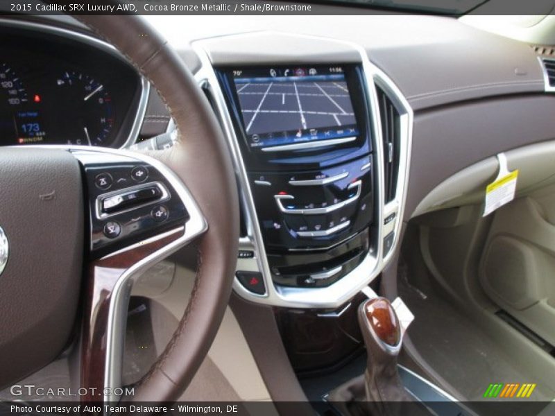 Cocoa Bronze Metallic / Shale/Brownstone 2015 Cadillac SRX Luxury AWD