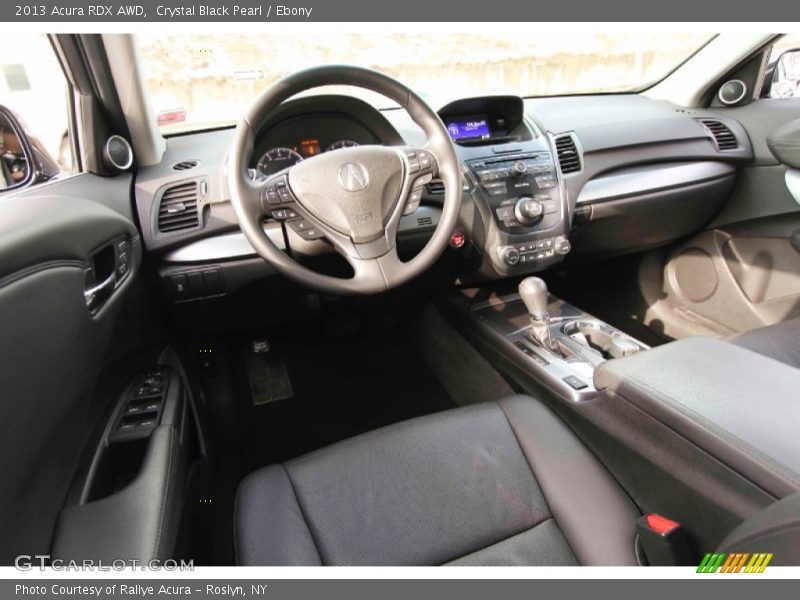 Crystal Black Pearl / Ebony 2013 Acura RDX AWD
