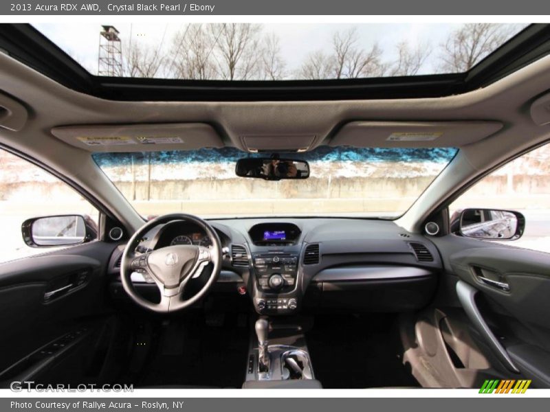 Crystal Black Pearl / Ebony 2013 Acura RDX AWD
