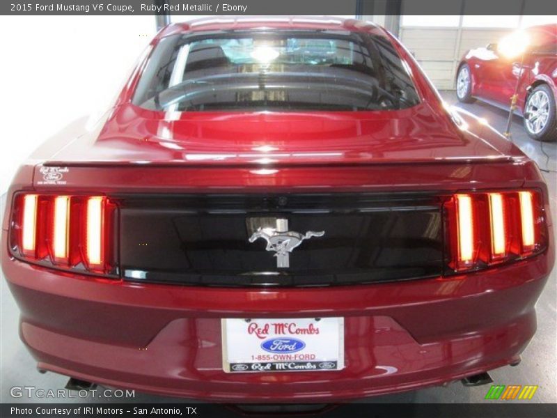 Ruby Red Metallic / Ebony 2015 Ford Mustang V6 Coupe