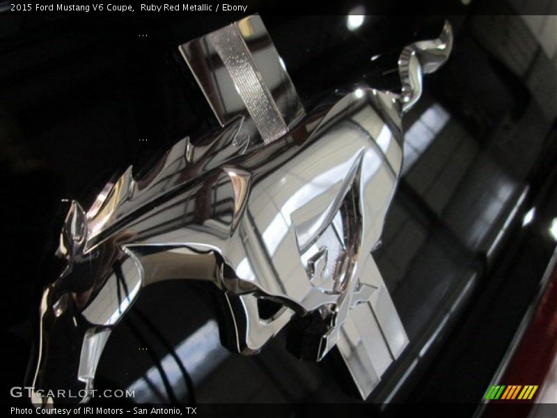 Ruby Red Metallic / Ebony 2015 Ford Mustang V6 Coupe