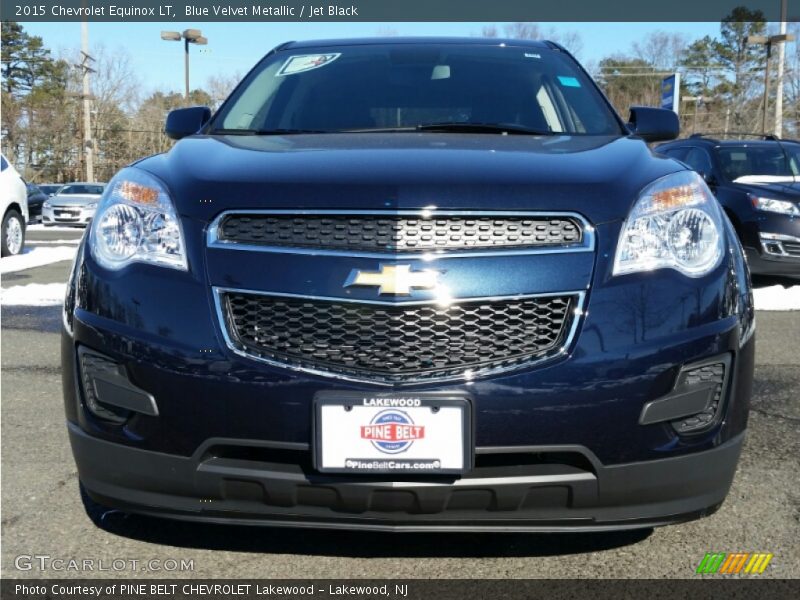 Blue Velvet Metallic / Jet Black 2015 Chevrolet Equinox LT