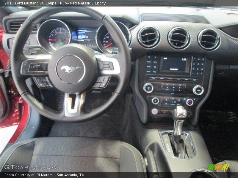 Dashboard of 2015 Mustang V6 Coupe