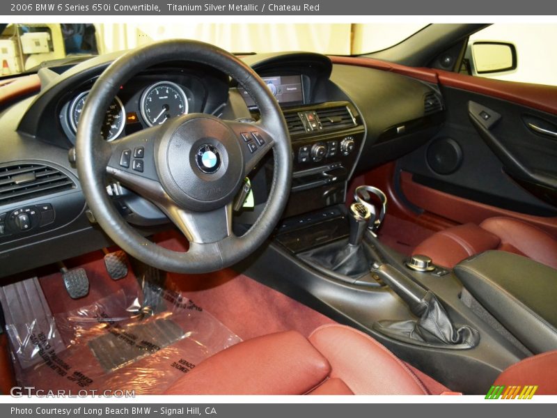 Chateau Red Interior - 2006 6 Series 650i Convertible 