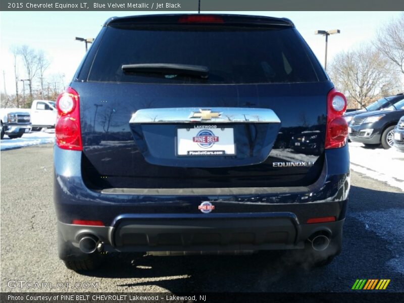 Blue Velvet Metallic / Jet Black 2015 Chevrolet Equinox LT