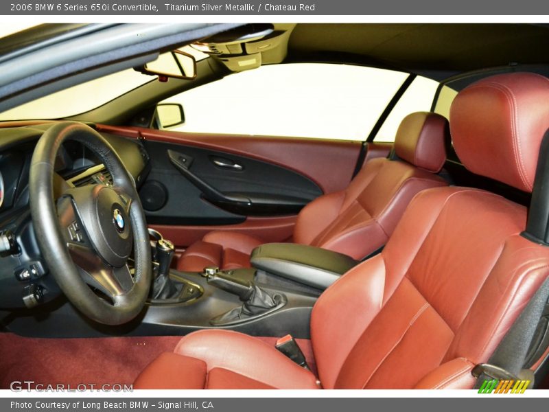 Front Seat of 2006 6 Series 650i Convertible