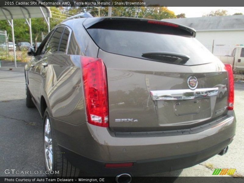 Terra Mocha Metallic / Shale/Brownstone 2015 Cadillac SRX Performance AWD