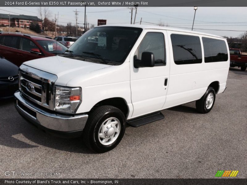 Oxford White / Medium Flint 2014 Ford E-Series Van E350 XLT Passenger Van