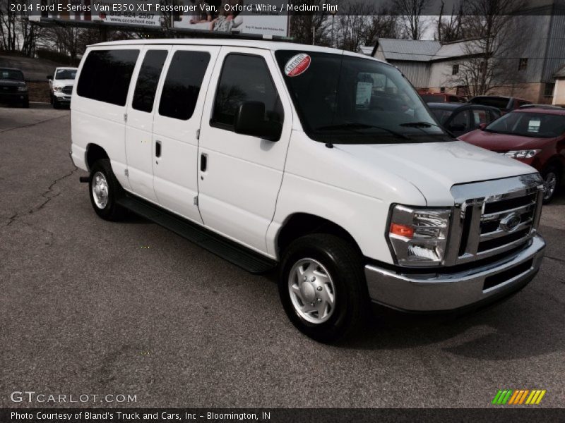 Oxford White / Medium Flint 2014 Ford E-Series Van E350 XLT Passenger Van