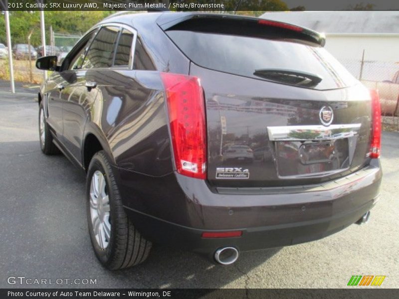 Majestic Plum Metallic / Shale/Brownstone 2015 Cadillac SRX Luxury AWD