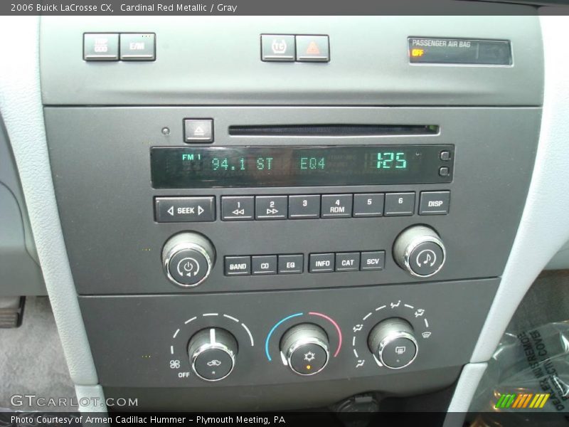 Cardinal Red Metallic / Gray 2006 Buick LaCrosse CX