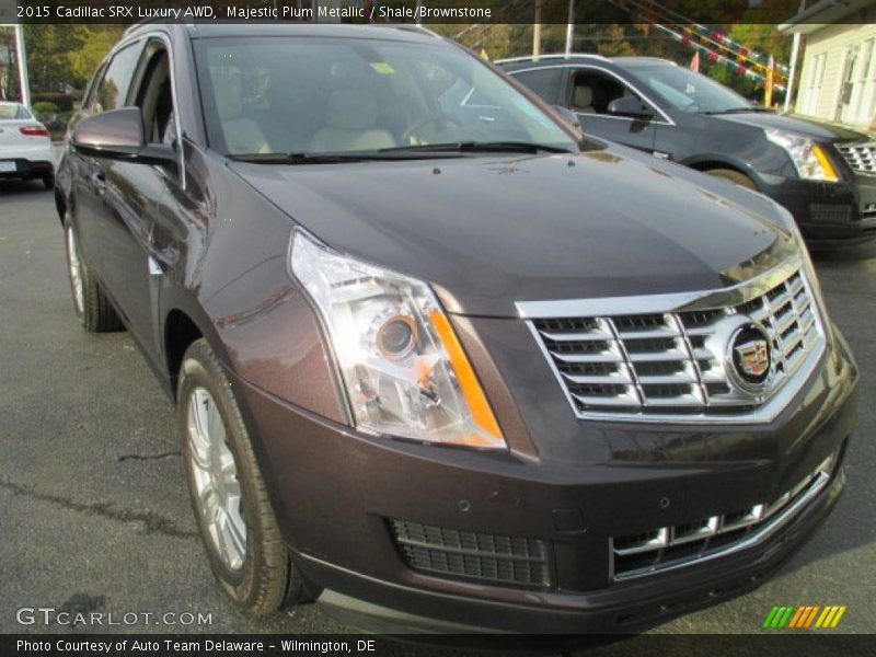 Majestic Plum Metallic / Shale/Brownstone 2015 Cadillac SRX Luxury AWD