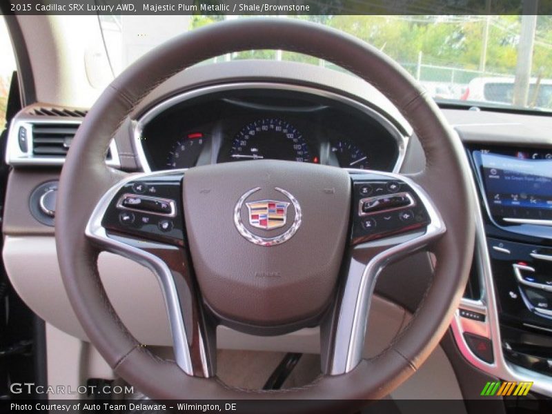 Majestic Plum Metallic / Shale/Brownstone 2015 Cadillac SRX Luxury AWD