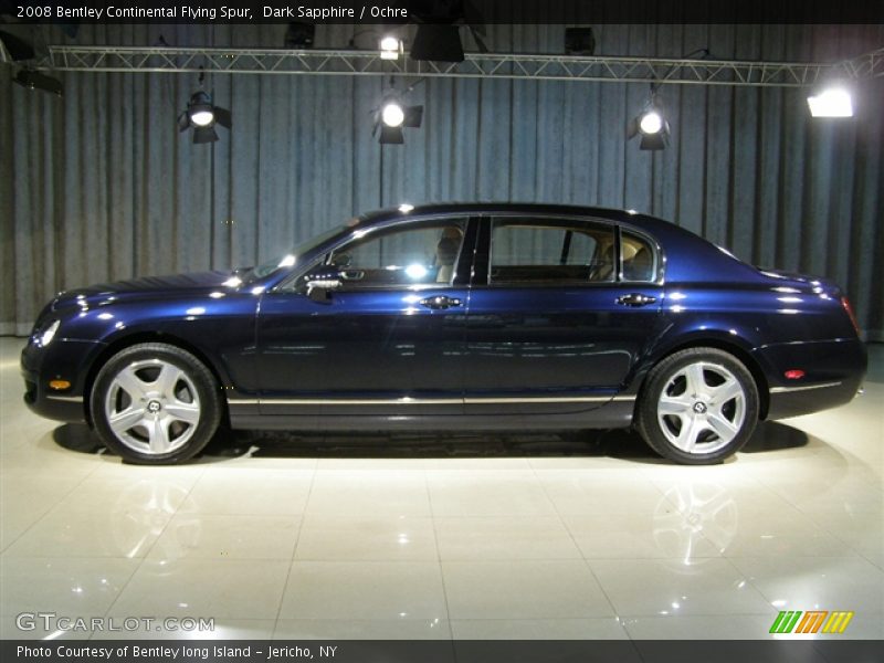 Dark Sapphire / Ochre 2008 Bentley Continental Flying Spur