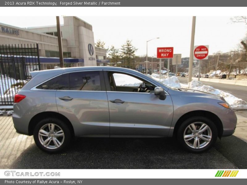Forged Silver Metallic / Parchment 2013 Acura RDX Technology