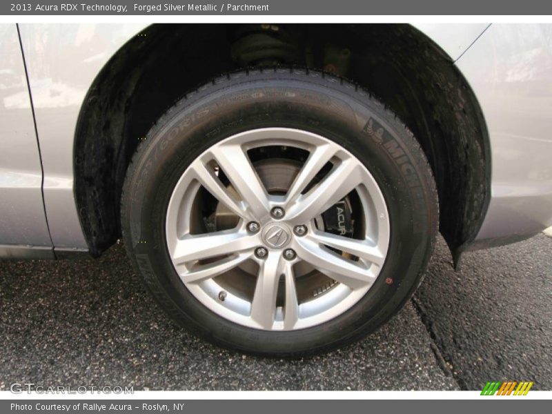 Forged Silver Metallic / Parchment 2013 Acura RDX Technology