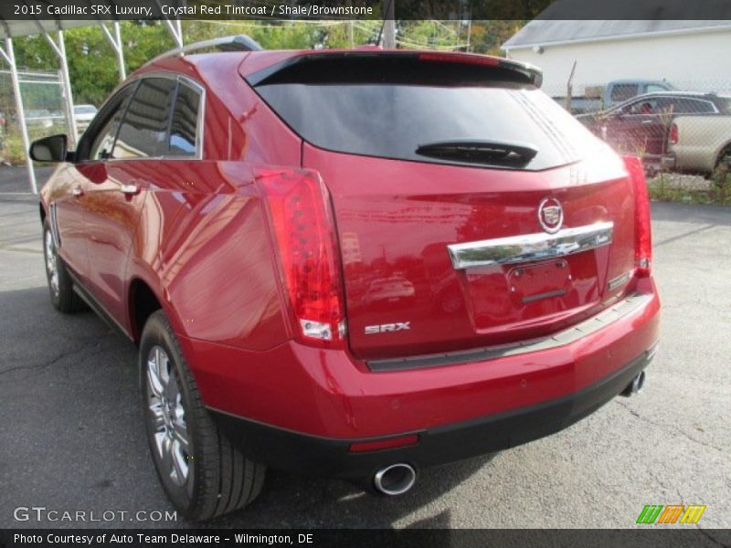 Crystal Red Tintcoat / Shale/Brownstone 2015 Cadillac SRX Luxury