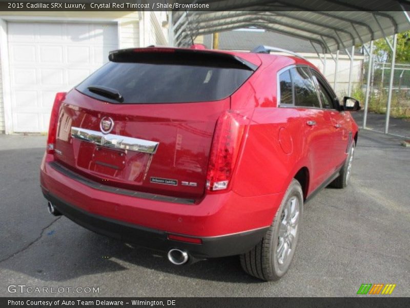 Crystal Red Tintcoat / Shale/Brownstone 2015 Cadillac SRX Luxury