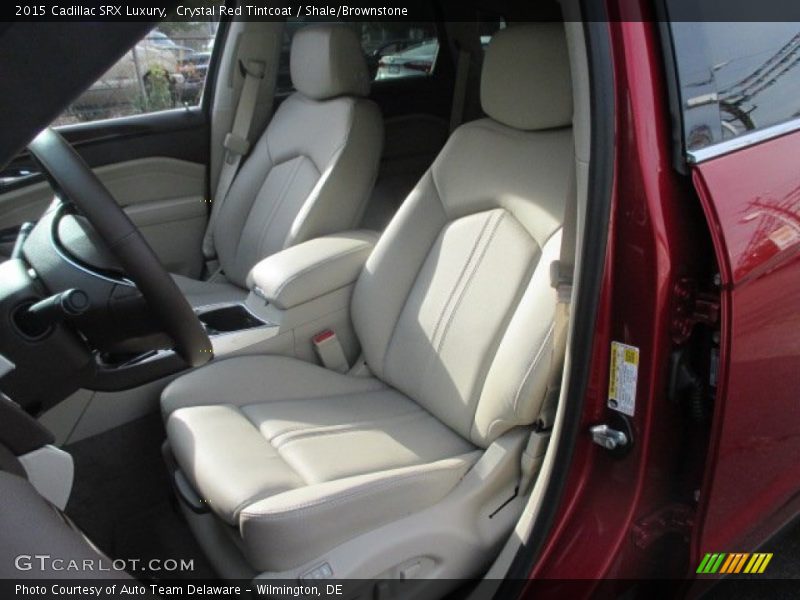 Crystal Red Tintcoat / Shale/Brownstone 2015 Cadillac SRX Luxury