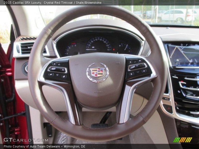Crystal Red Tintcoat / Shale/Brownstone 2015 Cadillac SRX Luxury